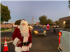 Santa awaiting next car