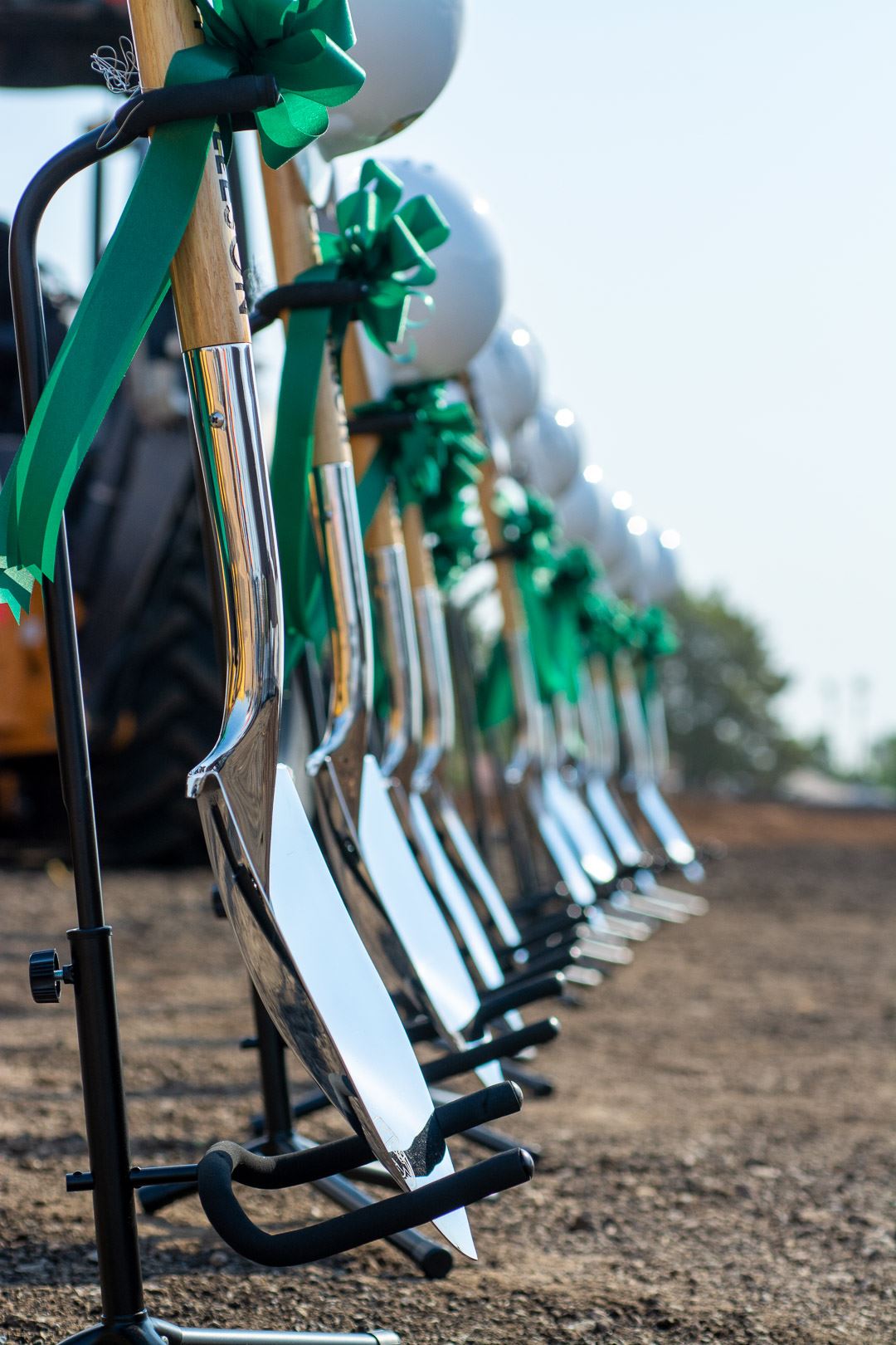 Shovels on Stand 