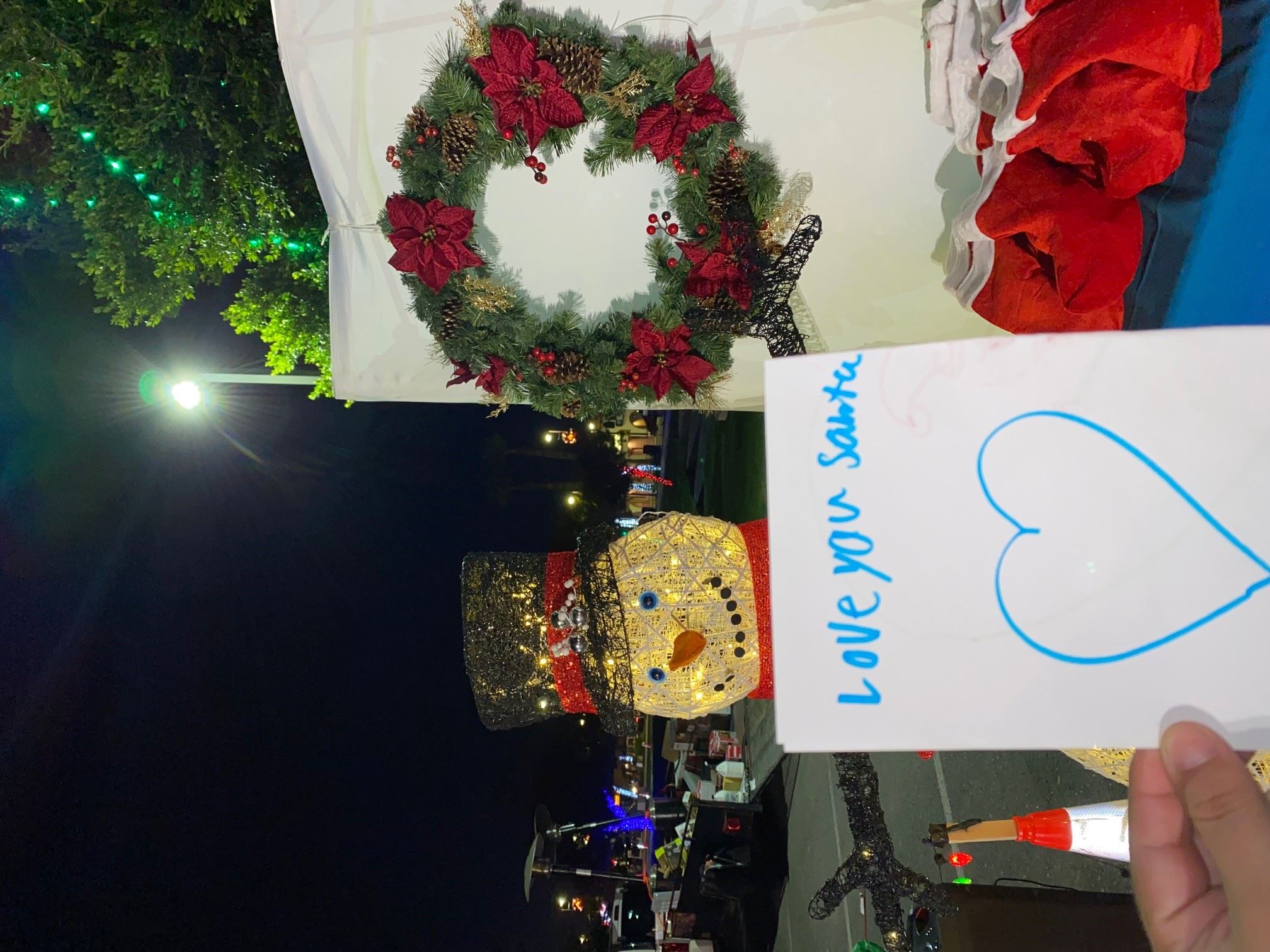 Santa Drive Thru Letter to santa