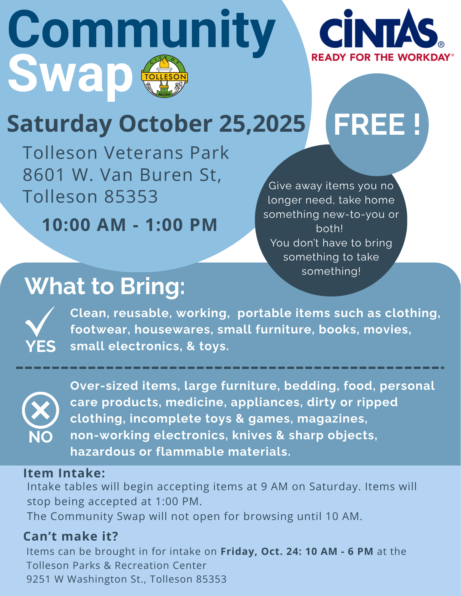 Community Swap Flyer