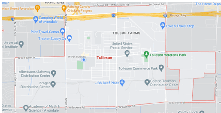 Tolleson City Limits