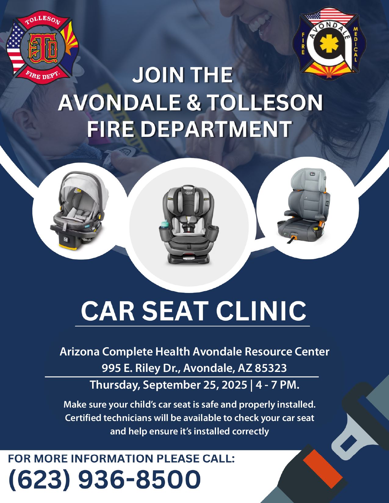 Car Seat Clinic - Fire department Sept 25